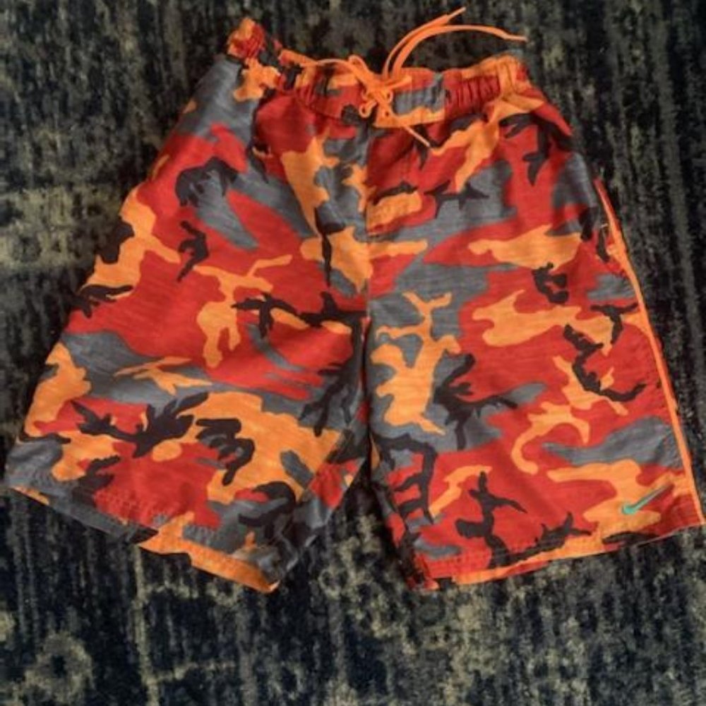Nike Camo Swim Trunks XL